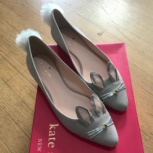 New in box adorable af Kate spade bunny shoes 8